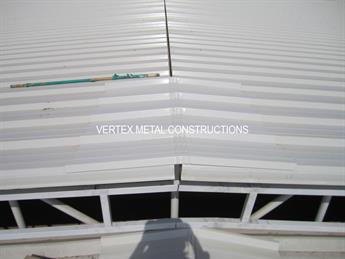 Fabrication and installation of shed using sandwich panels, GI beems and GI pipes for BIN DIRAI & PARTNERS